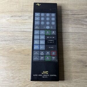 JVC RM-370 Audio Video Remote Control Made in Japan Vintage Replacement TV VCR‎